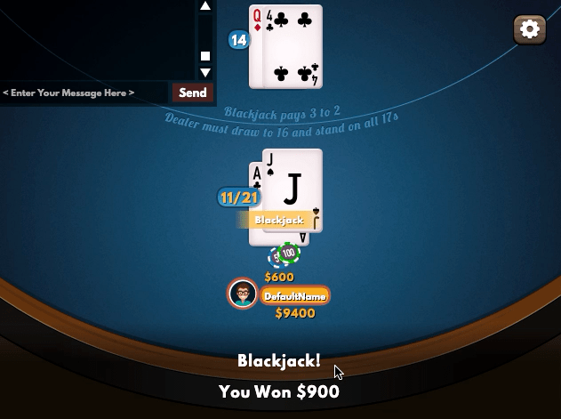 Social Blackjack Screenshot 2 Social Blackjack Screenshot 2