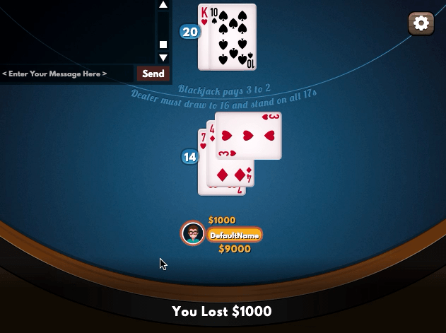 Social Blackjack Screenshot 4 Social Blackjack Screenshot 4