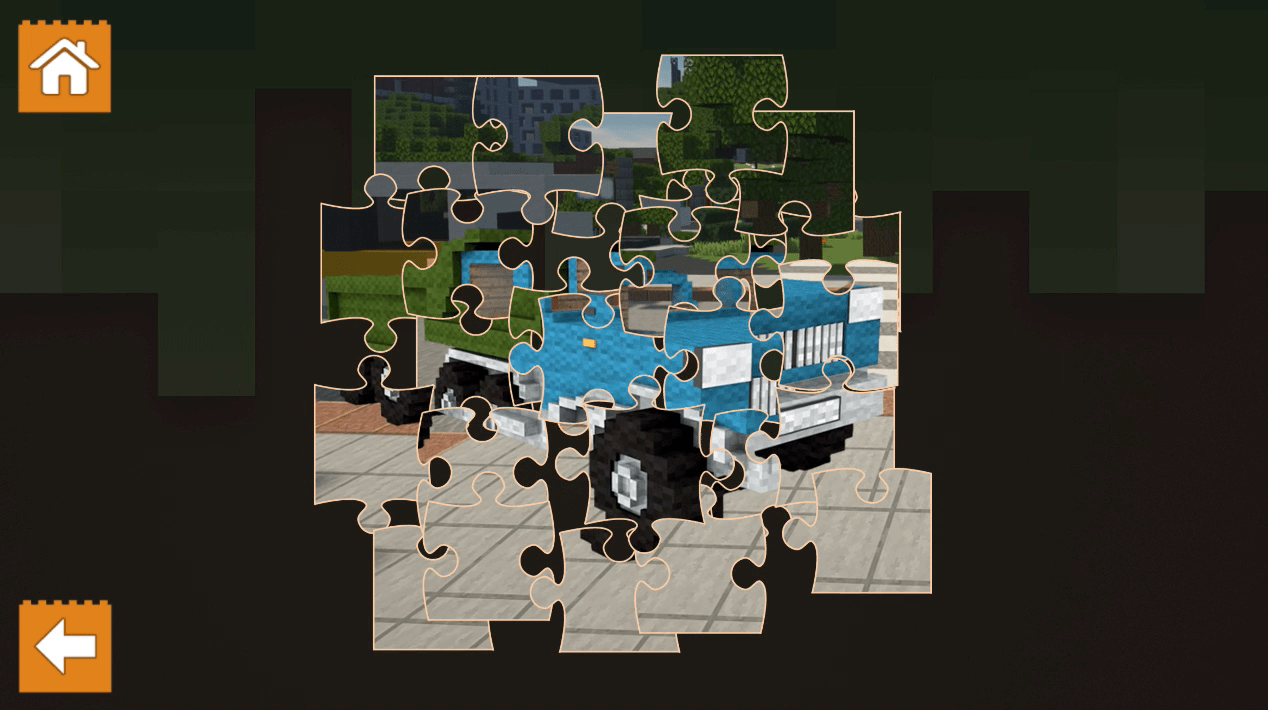 Blockcraft Truck Jigsaw Screenshot 10