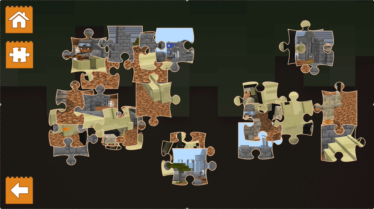 Blockcraft Truck Jigsaw Screenshot 2