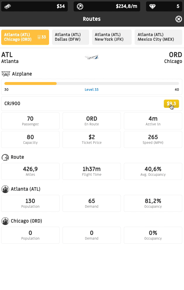 Idle Airline Tycoon Screenshot 1 Idle Airline Tycoon Screenshot 1