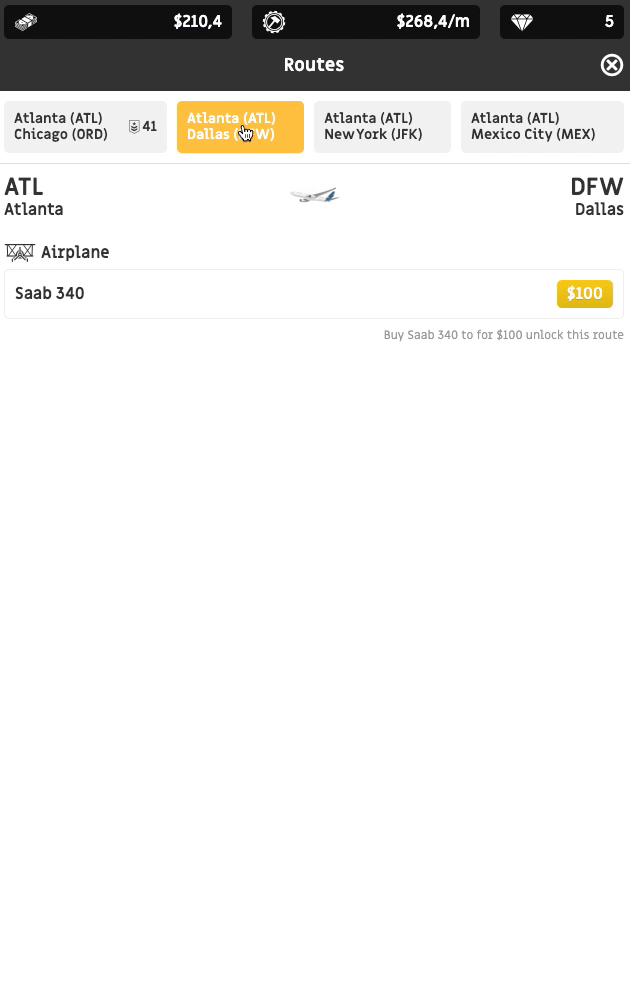 Idle Airline Tycoon Screenshot 2 Idle Airline Tycoon Screenshot 2