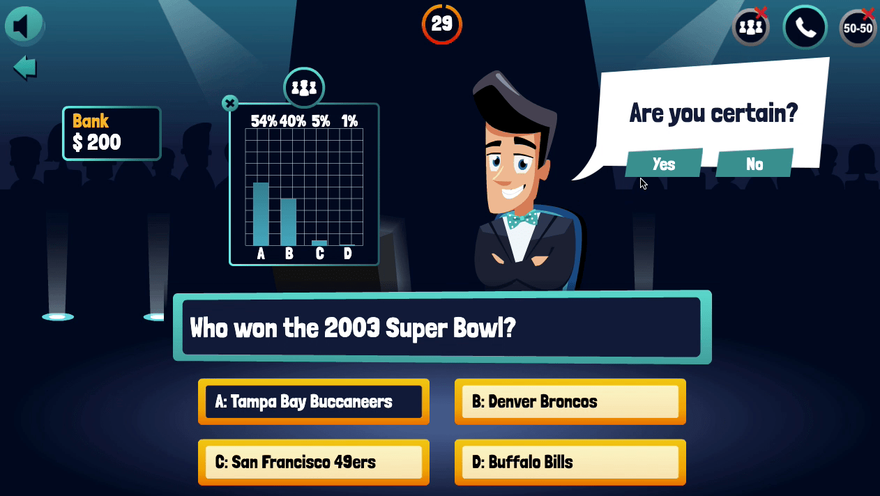 Millionaire Quiz HD Screenshot 4