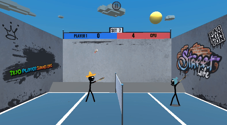 Stickman Sports Badminton Screenshot 1
