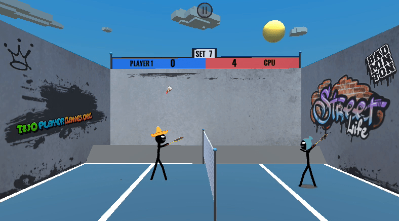 Stickman Sports Badminton Screenshot 1 Stickman Sports Badminton Screenshot 1