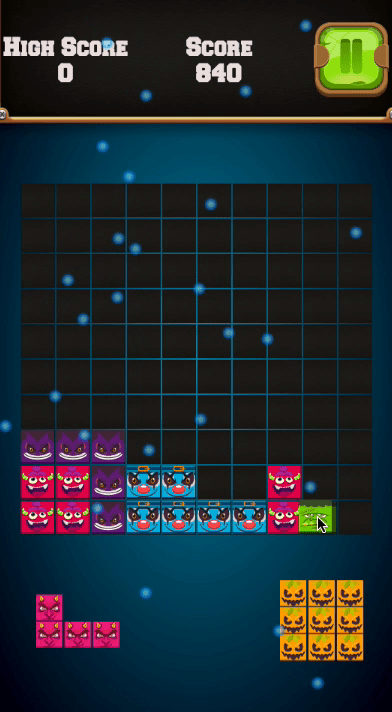 Blocks Puzzle Halloween Screenshot 12 Blocks Puzzle Halloween Screenshot 12