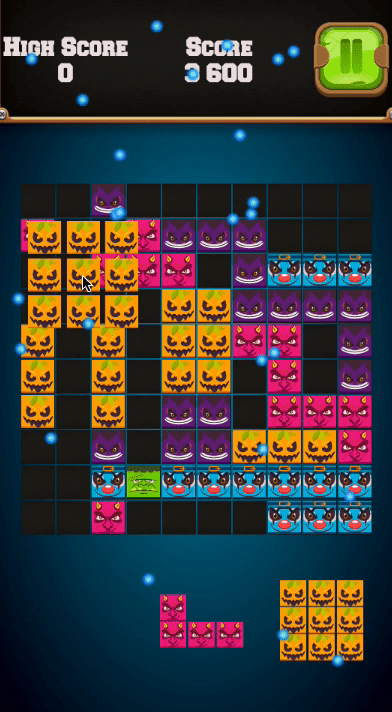Blocks Puzzle Halloween Screenshot 13