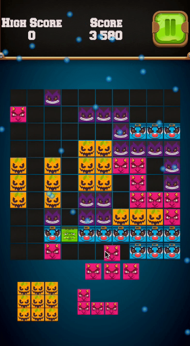 Blocks Puzzle Halloween Screenshot 7
