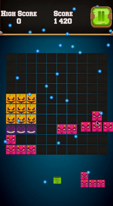 Blocks Puzzle Halloween Screenshot 9