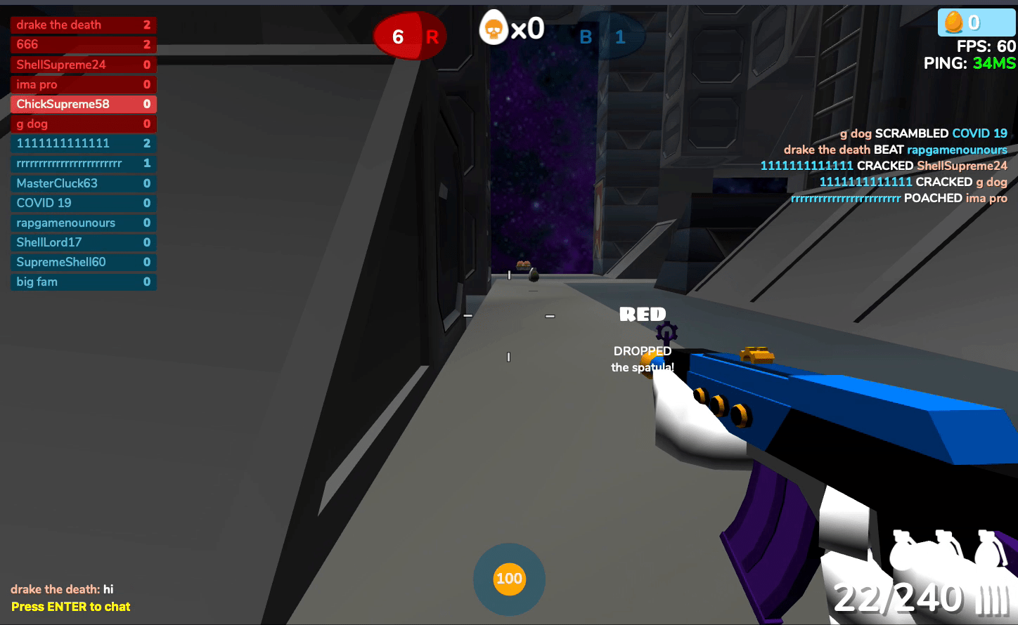 Shell Shockers 🍳 Multiplayer io game