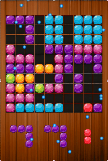 Candy Puzzle Blocks Halloween Screenshot 2