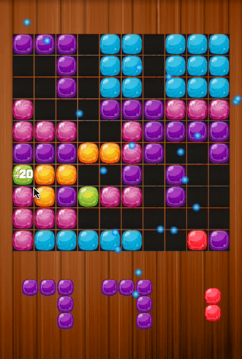 Candy Puzzle Blocks Halloween Screenshot 8