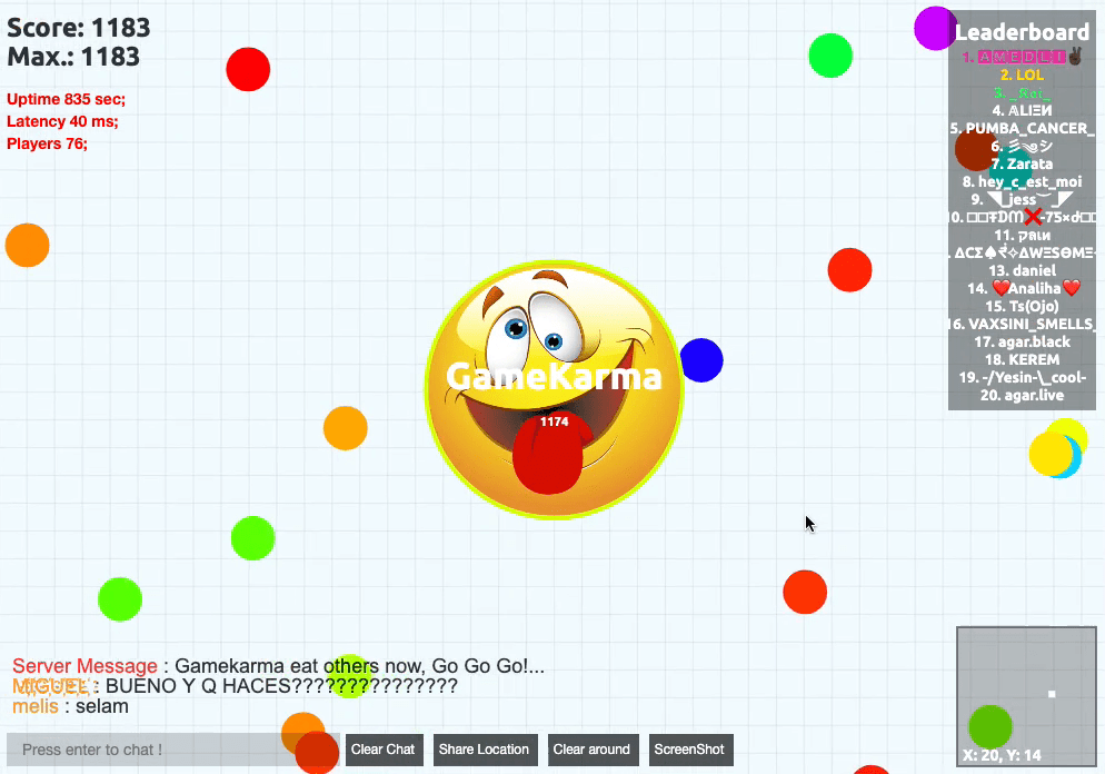 Agar.io Screenshot 13 Agar.io Screenshot 13