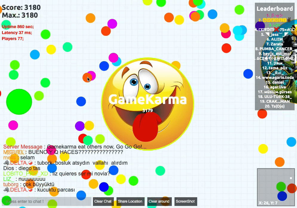 Agar.io Screenshot 6 Agar.io Screenshot 6