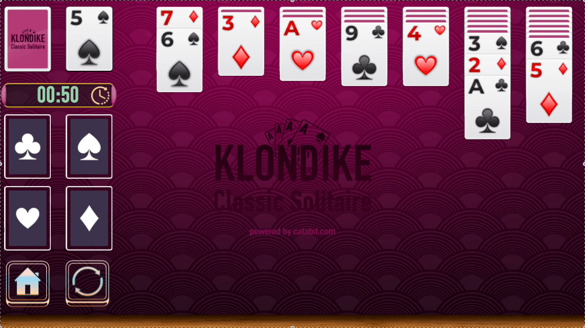 Classic Klondike Solitaire Card Game Screenshot 1