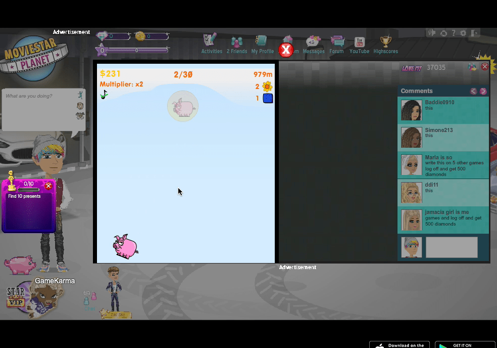 Moviestarplanet Screenshot 3 Moviestarplanet Screenshot 3