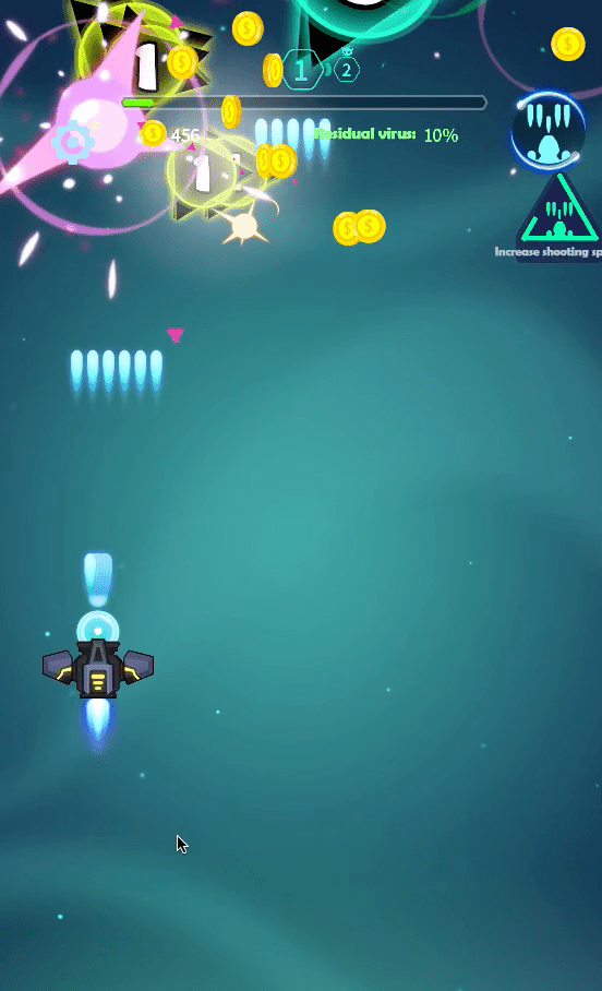 Galaxy Attack Virus Shooter Screenshot 7