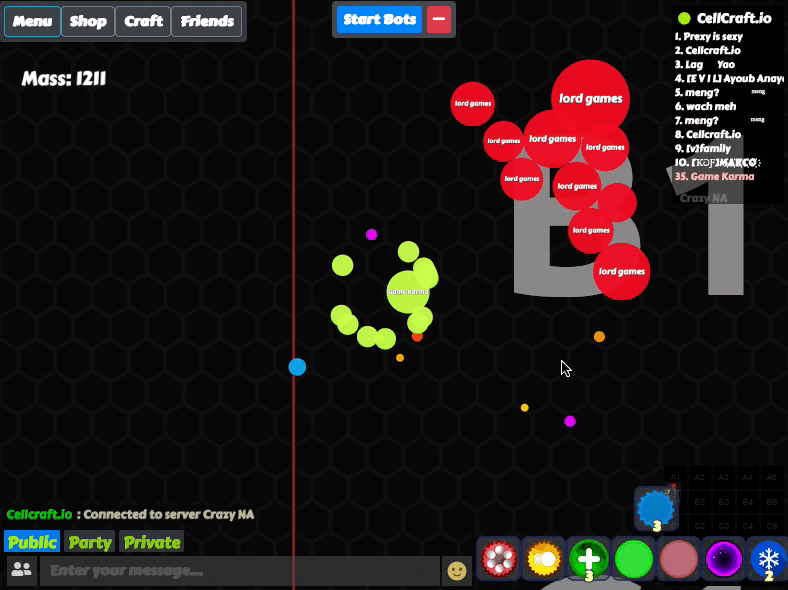 Cellcraft.io Screenshot 1 Cellcraft.io Screenshot 1