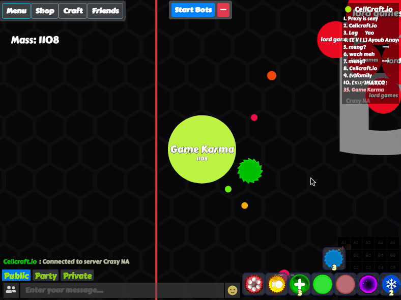 Cellcraft.io Screenshot 8 Cellcraft.io Screenshot 8