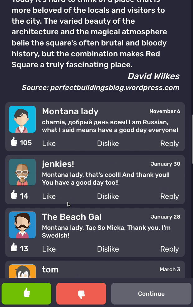 Quizzland Trivia Screenshot 1 Quizzland Trivia Screenshot 1