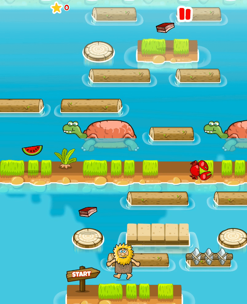 Adam and Eve: Crossy River Screenshot 2