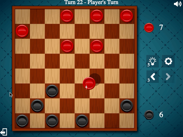Casual Checkers Screenshot 1