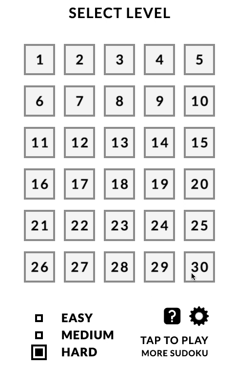 Sudoku 30 Levels Screenshot 8