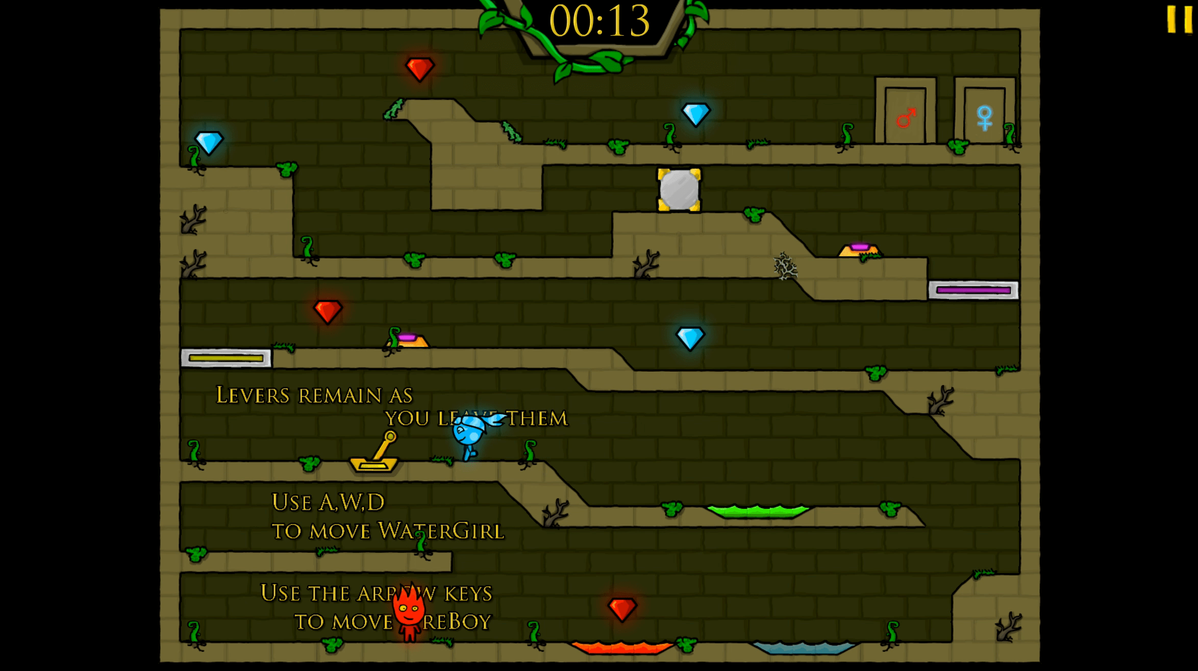 Fireboy And Watergirl 1 Screenshot 11 Fireboy And Watergirl 1 Screenshot 11