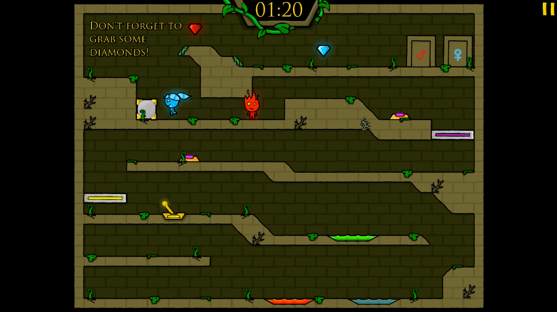 Fireboy And Watergirl 1 Screenshot 5 Fireboy And Watergirl 1 Screenshot 5