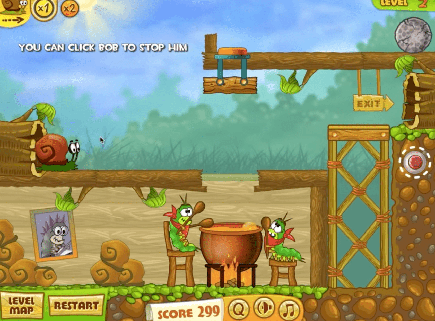 Snail Bob 2 Screenshot 1 Snail Bob 2 Screenshot 1