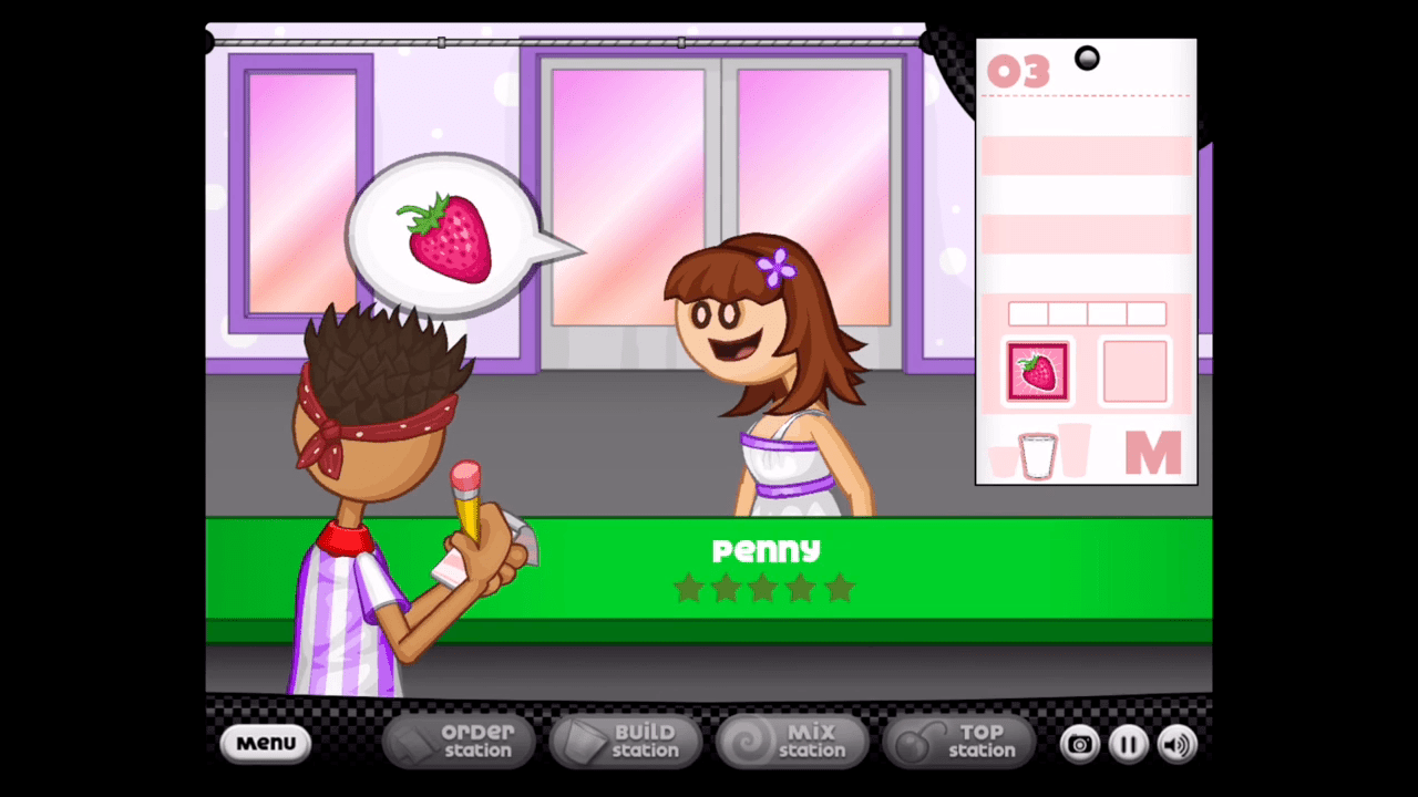 Papa's Freezeria Screenshot 1 Papa's Freezeria Screenshot 1
