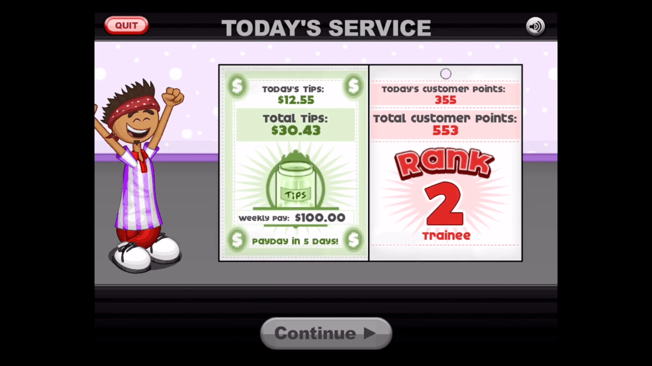Papa's Freezeria Screenshot 4 Papa's Freezeria Screenshot 4