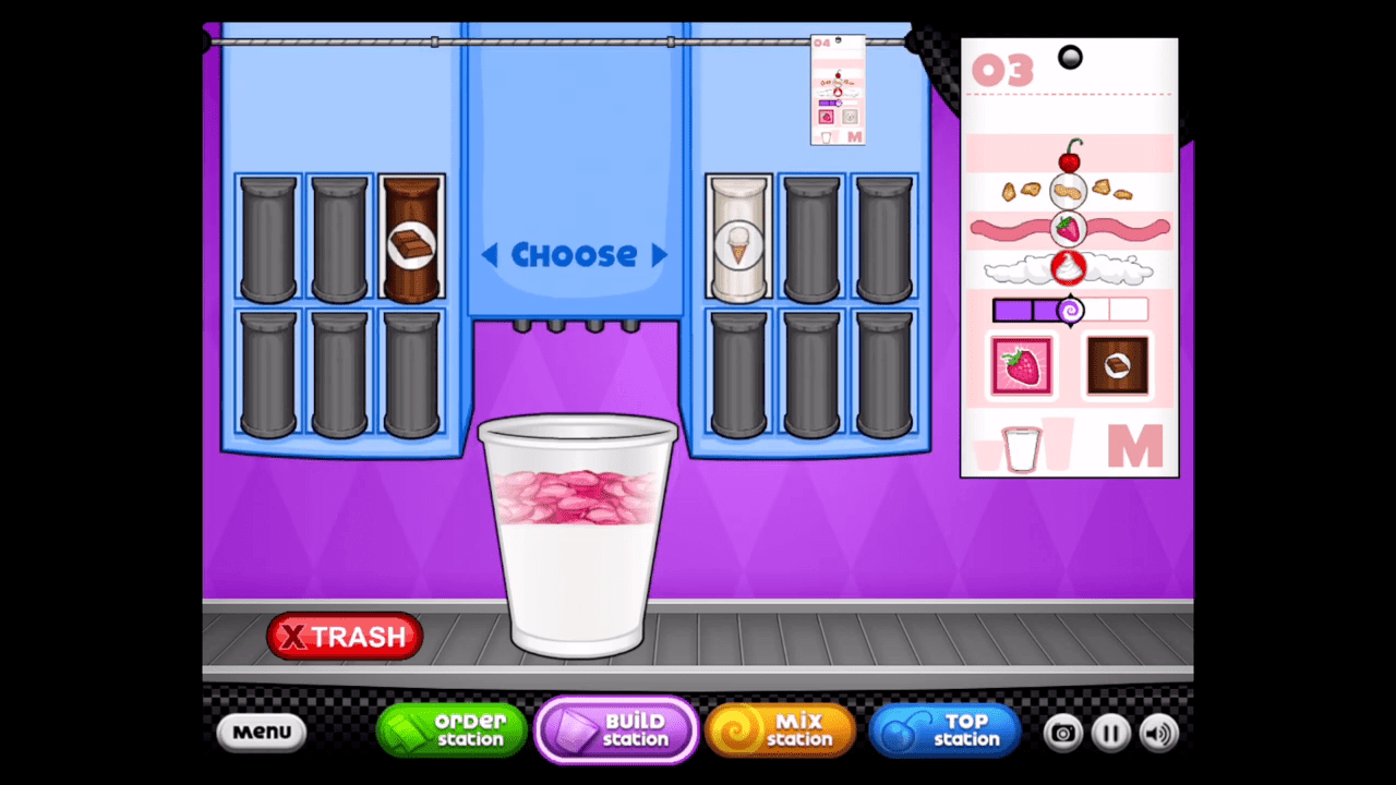 Papa's Freezeria Screenshot 5 Papa's Freezeria Screenshot 5