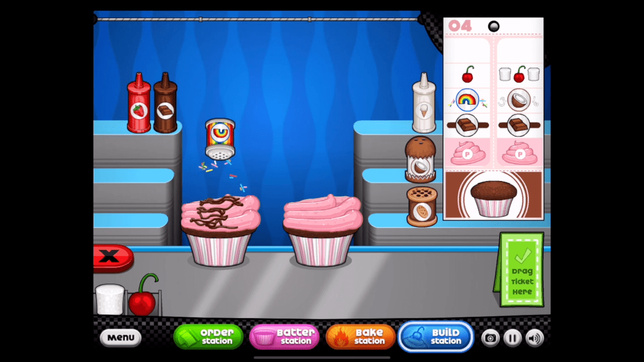 Papa's Cupcakeria - Jogar em Game Karma