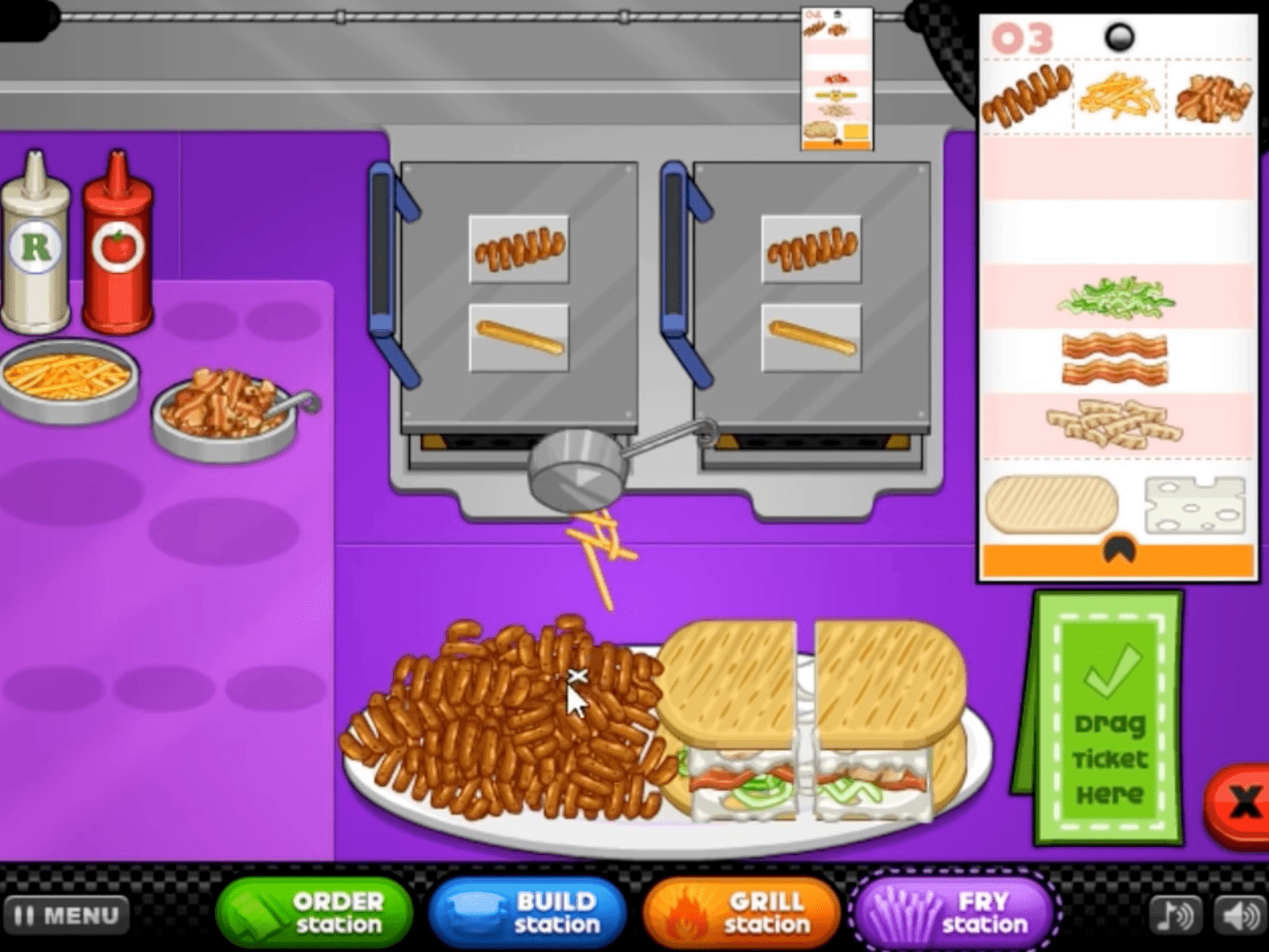 Papa's Cheeseria Screenshot 3