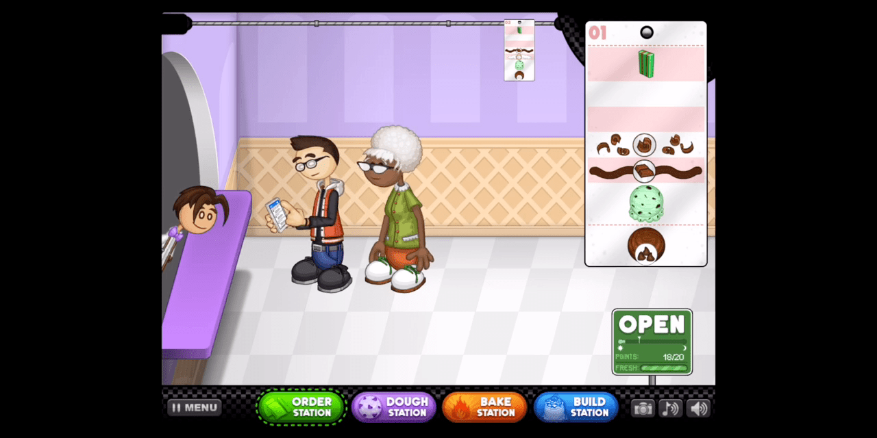 Papa's Scooperia - Play on Game Karma