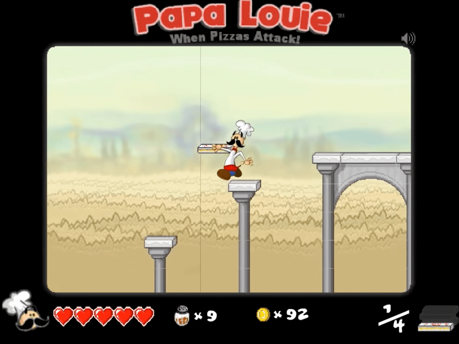 Papa Louie: When Pizzas Attack [Full Playthrough] 