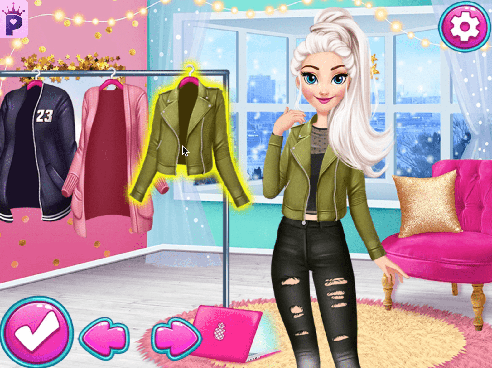 Year Round Fashionista: Elsa - Jogue Online em SilverGames 🕹