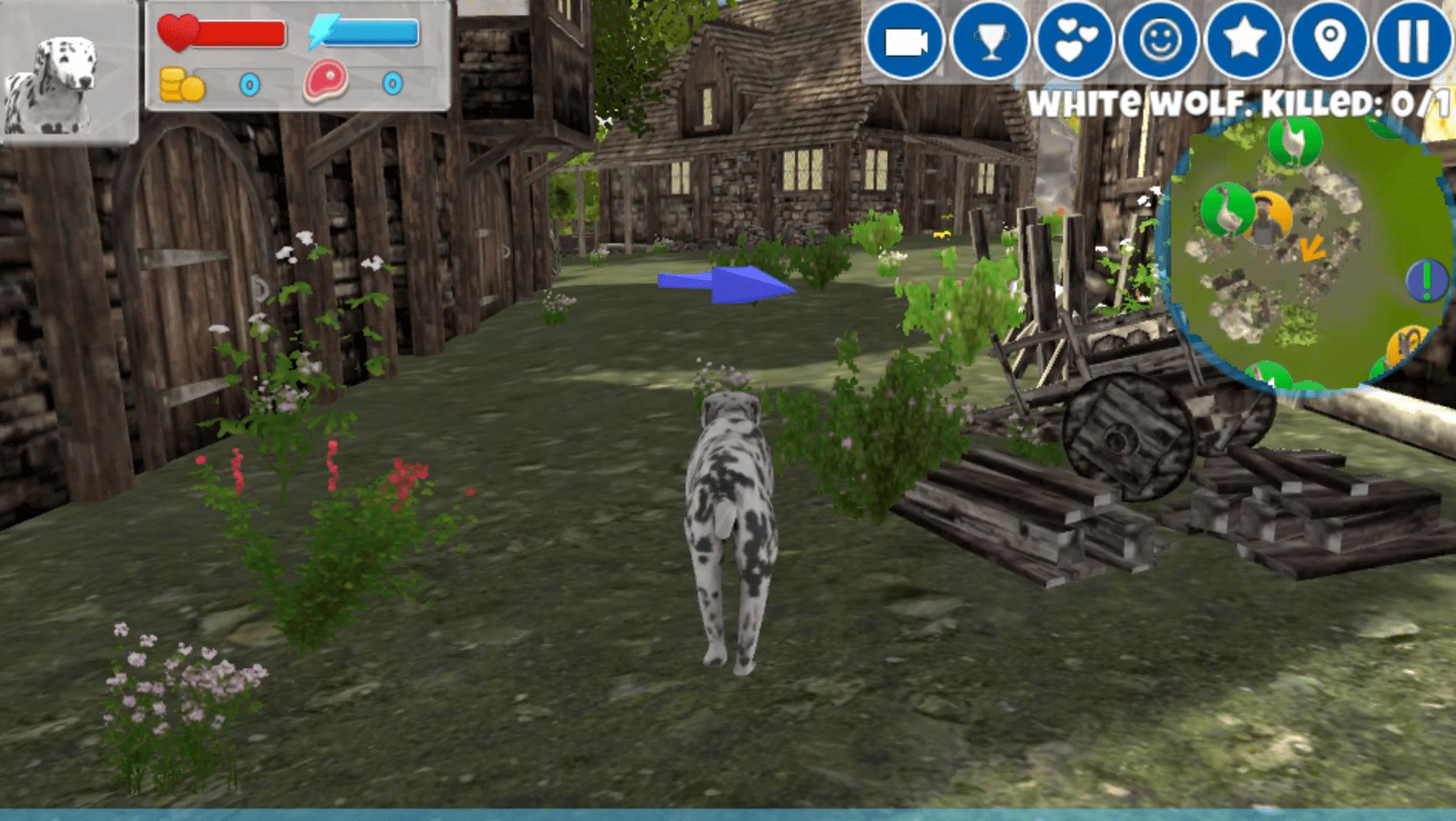 Dog Simulator 3D Screenshot 1 Dog Simulator 3D Screenshot 1
