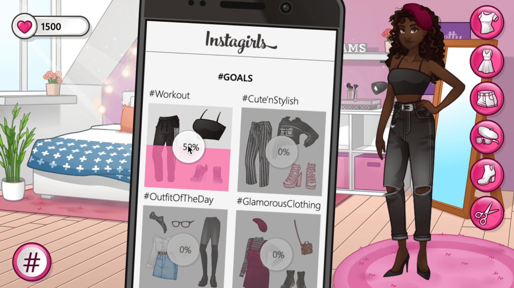 Instagirls dress up online